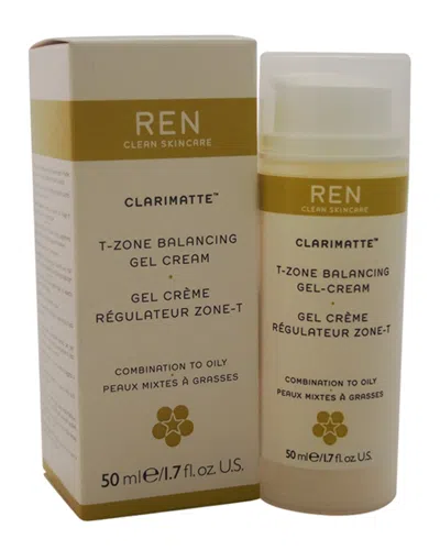Ren Unisex 1.7oz Clarimatte T-zone Balancing Gel Cream In Transpat