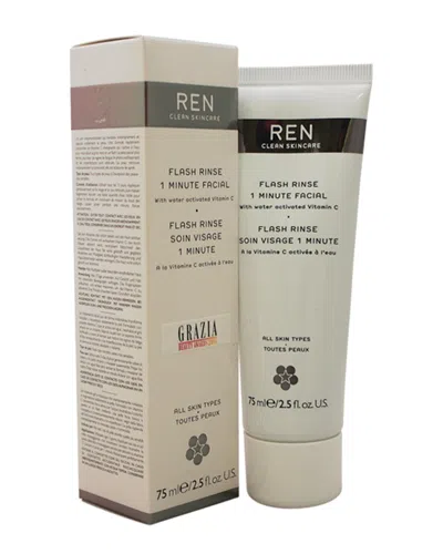 Ren Unisex 2.5oz Flash Rinse 1-minute Facial