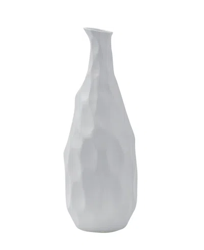 Ren Wil Blouin 10" Decorative Vase In White