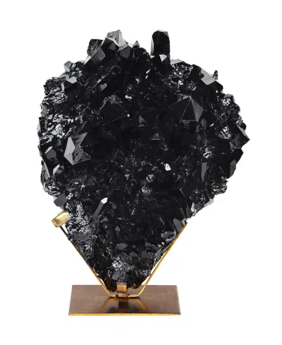 Ren Wil Burnett 17" Decorative Geode Statue In Black