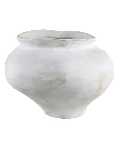Ren Wil Ella 6.5" Hand-thrown Vase In White
