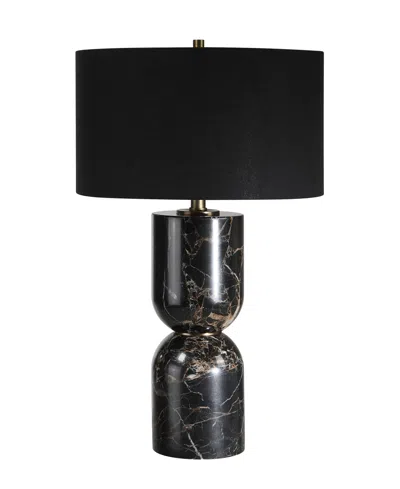 Ren Wil Enri 27" Marble Table Lamp In Black