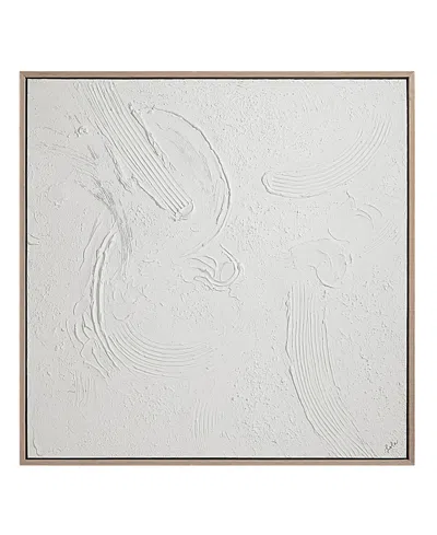 Ren Wil Luz 50" Canvas Art In White