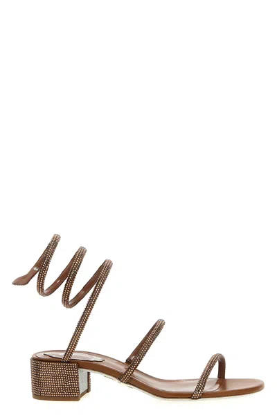 Renã© Caovilla Renã‰ Caovilla 'cleo' Sandals In Brown