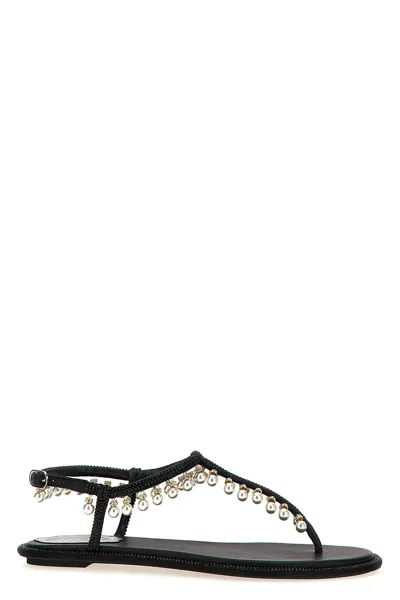 Renã© Caovilla Renã‰ Caovilla 'diana' Sandals In Black
