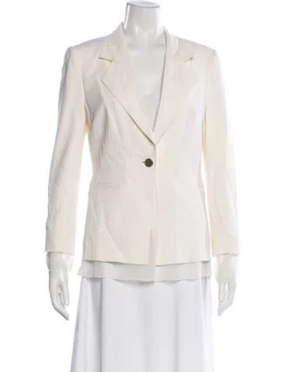 Pre-owned Rena Lange Blazer In Neutrals
