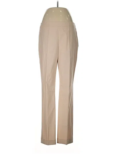 Pre-owned Rena Lange Dress Pants In Brown