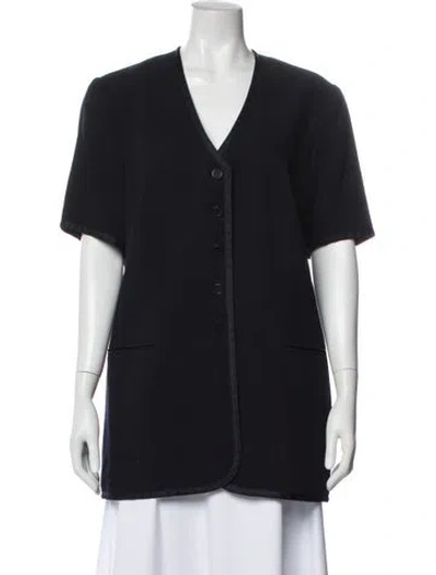 Pre-owned Rena Lange Evening Jacket In Blue