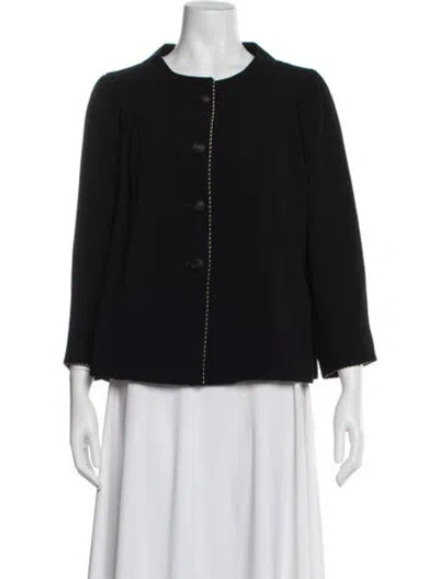 Pre-owned Rena Lange Evening Jacket In Gray