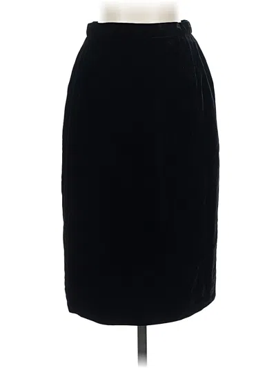 Pre-owned Rena Lange Formal Skirt In Black