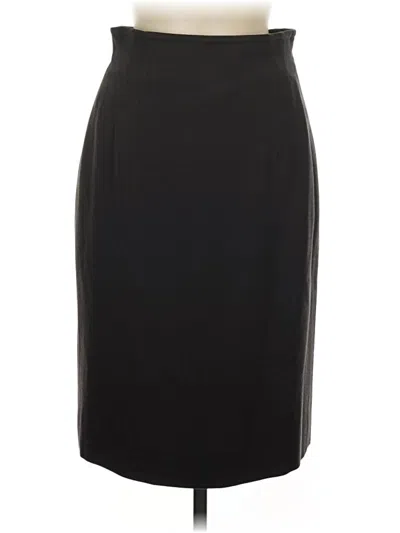 Pre-owned Rena Lange Formal Skirt In Black