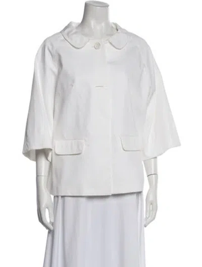 Pre-owned Rena Lange Jacket In Neutral