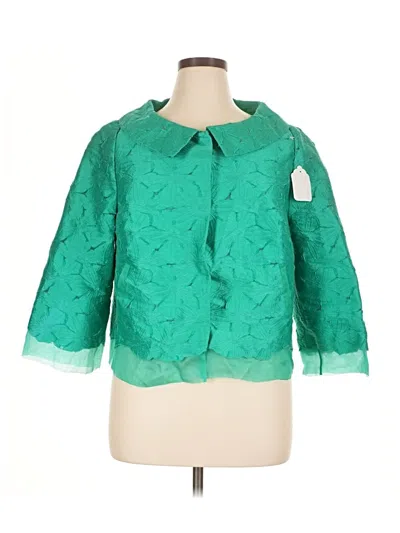 Pre-owned Rena Lange Raincoat In Green