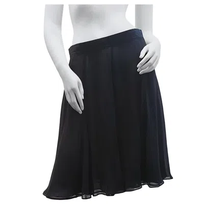 Pre-owned Rena Lange Tulle Black Night Formal Skirt