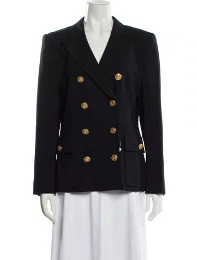 Pre-owned Rena Lange Vintage 1990's Blazer In Blue