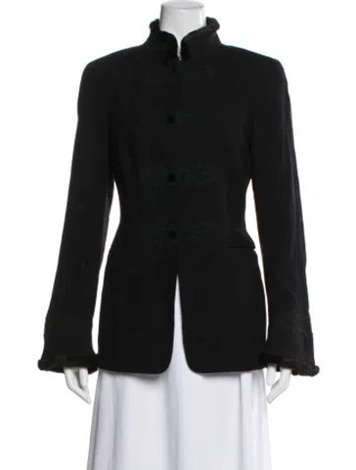 Pre-owned Rena Lange Vintage 1990's Jacket In Black