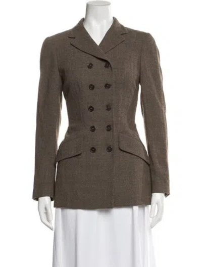 Pre-owned Rena Lange Wool Blazer In Multi