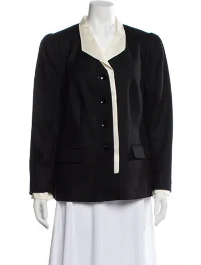 Pre-owned Rena Lange Wool Jacket In Black