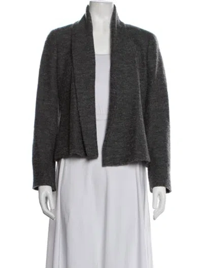 Pre-owned Rena Lange Wool Jacket In Grey