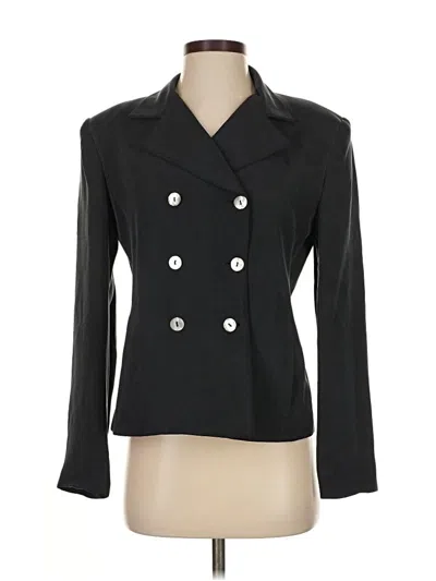 Pre-owned Rena Rowan Blazer Jacket In Black