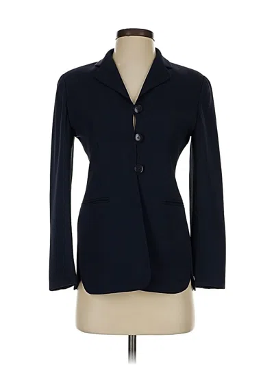 Pre-owned Rena Rowan Blazer Jacket In Blue