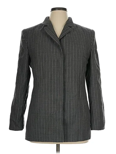 Pre-owned Rena Rowan Blazer Jacket In Gray