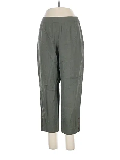 Pre-owned Rena Rowan Casual Pants In Green