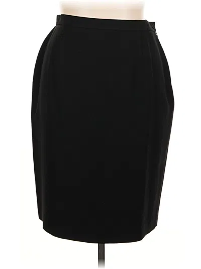 Pre-owned Rena Rowan Formal Skirt In Black