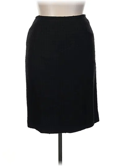 Pre-owned Rena Rowan Formal Skirt In Black