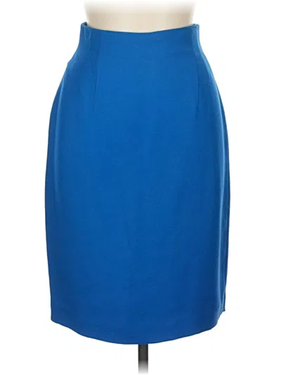 Pre-owned Rena Rowan Formal Skirt In Blue