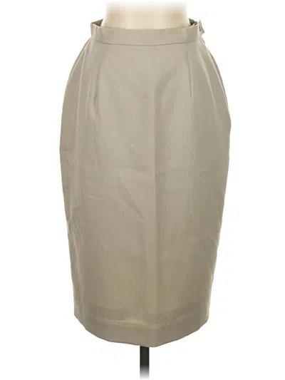 Pre-owned Rena Rowan Formal Skirt In Brown