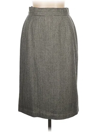 Pre-owned Rena Rowan Formal Skirt In Gray