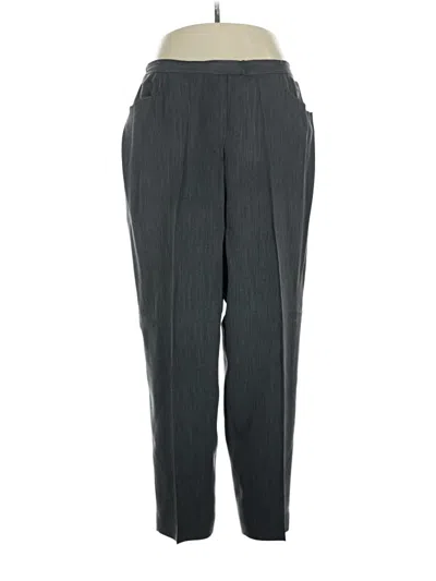 Pre-owned Rena Rowan Silk Pants In Gray