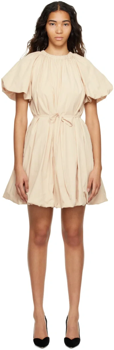 Renaissance Renaissance Beige Limi Minidress In 0033 Sand