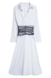 Renaissance Renaissance White Drew Maxi Dress In White