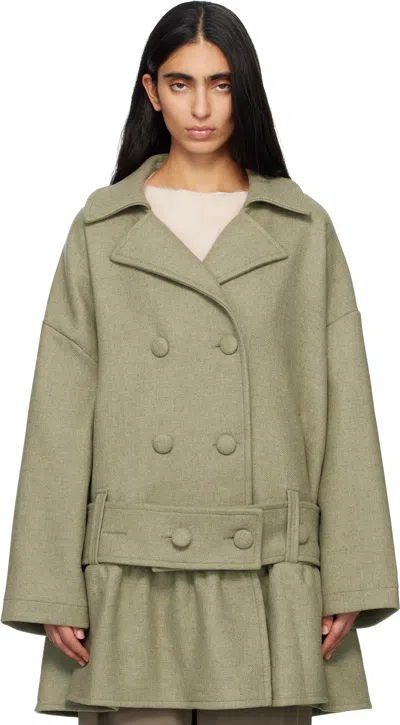 Renaissance Renaissance Green Luna Coat