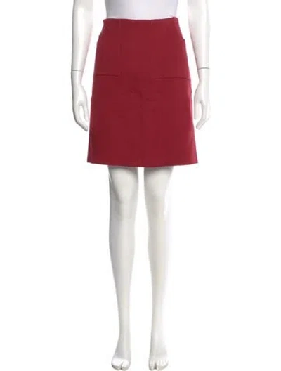 Pre-owned Renaissance Renaissance Knee-length Skirt In Red
