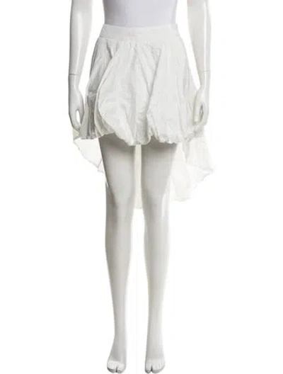 Pre-owned Renaissance Renaissance Mini Skirt W/ Tags In White