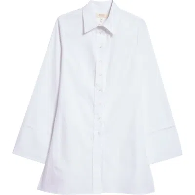 Renaissance Renaissance Olympia Button Up Shirt In White