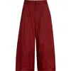Renaissance Renaissance Pompadour Taffeta Shorts In Red