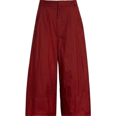 Renaissance Renaissance Pompadour Taffeta Shorts In Red