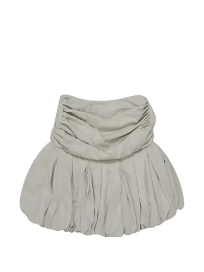 Renaissance Renaissance Qajar J Ruched Mini Skirt In Pink