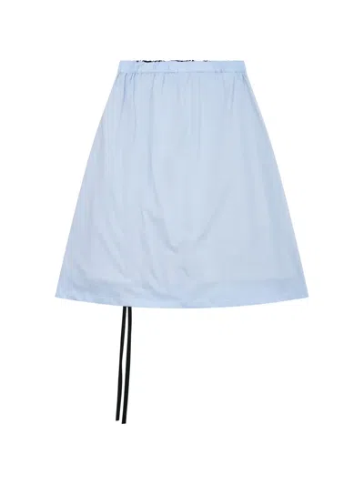 Renaissance Renaissance Samantha Reversible Skirt In Blue