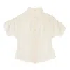Renaissance Scorch Ecru Grey Top In White