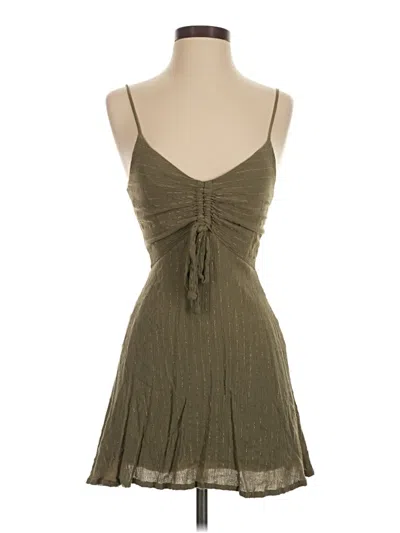 Pre-owned Re:named Casual Dress In Green