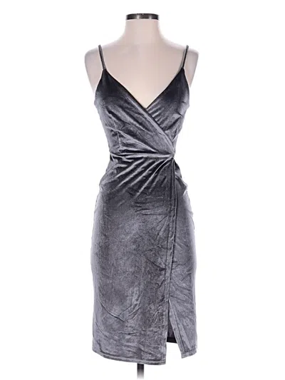 Pre-owned Re:named Cocktail Dress In Silver