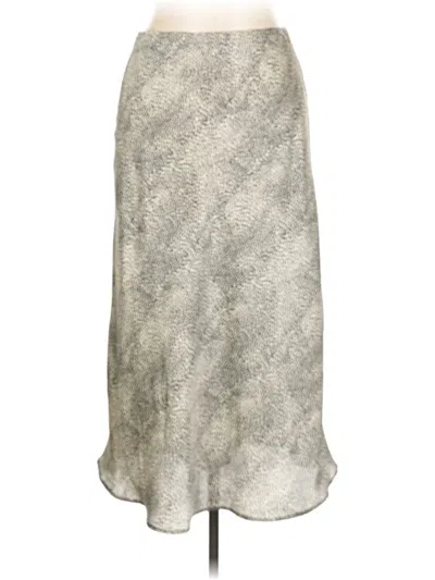 Pre-owned Re:named Formal Skirt In Silver