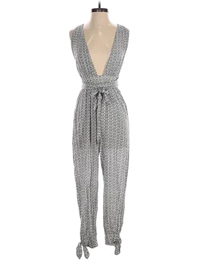 Pre-owned Re:named Jumpsuit In Gray
