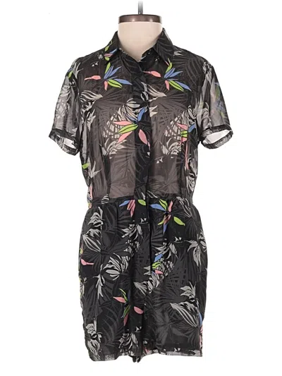 Pre-owned Re:named Romper In Black