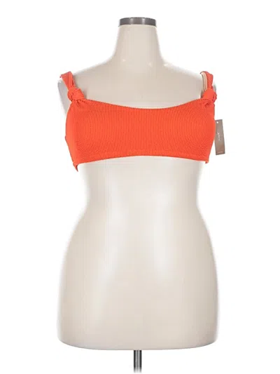 Re:named Sleeveless Top Orange Sweetheart Neckline Tops